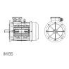 Moteur triphasé I-MAK, 0.75 KW, 3000 TR/MIN, 2 POLES, HA 80, 230/400V, IE2, ALUMINIUM