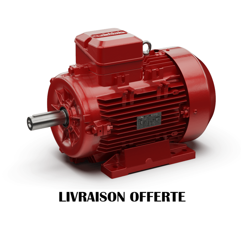 Moteur triphasé I-MAK, 1.1 KW, 3000 TR/MIN, 2 POLES, HA 80, 230/400V, IE3, ALUMINIUM
